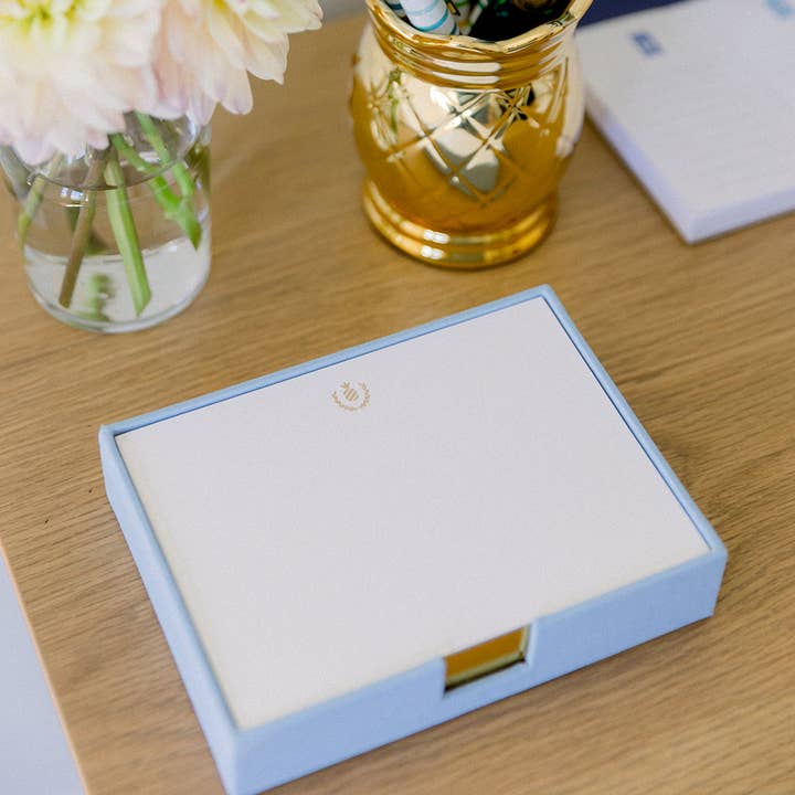 Simplified by Emily Ley – wholesale Stationery/notecard set – Desk Jotter, Carolina Linen