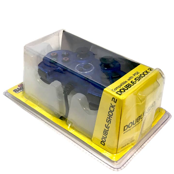 PS2 Controller Clear Blue (Redesign) for wholesale on Faire2