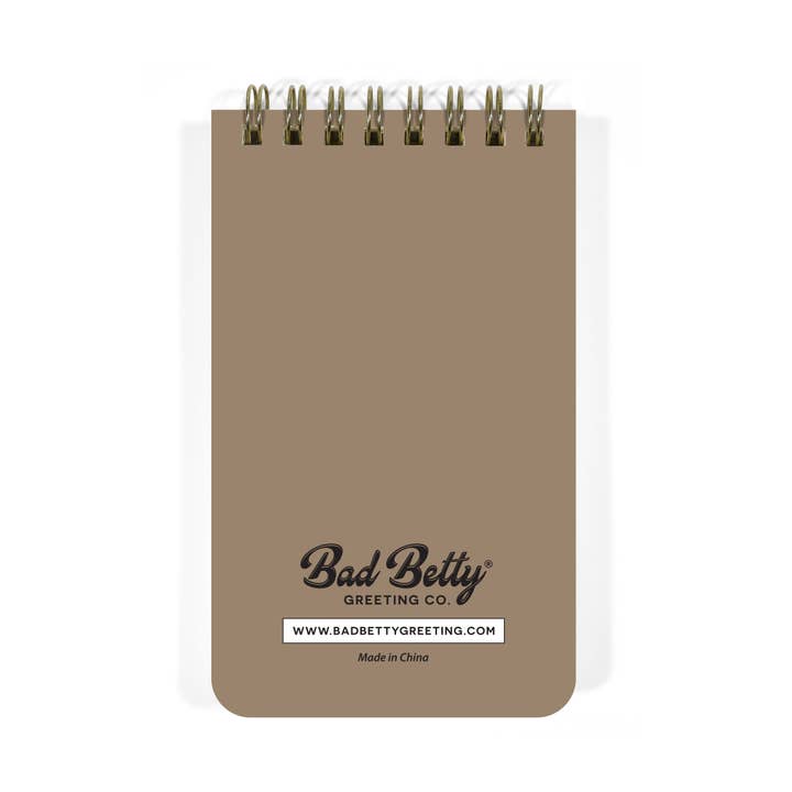 Bad Betty Greeting Co. - Wholesale Notepad - Ew, People - Funny 3x5 Spiral Memo Notepad