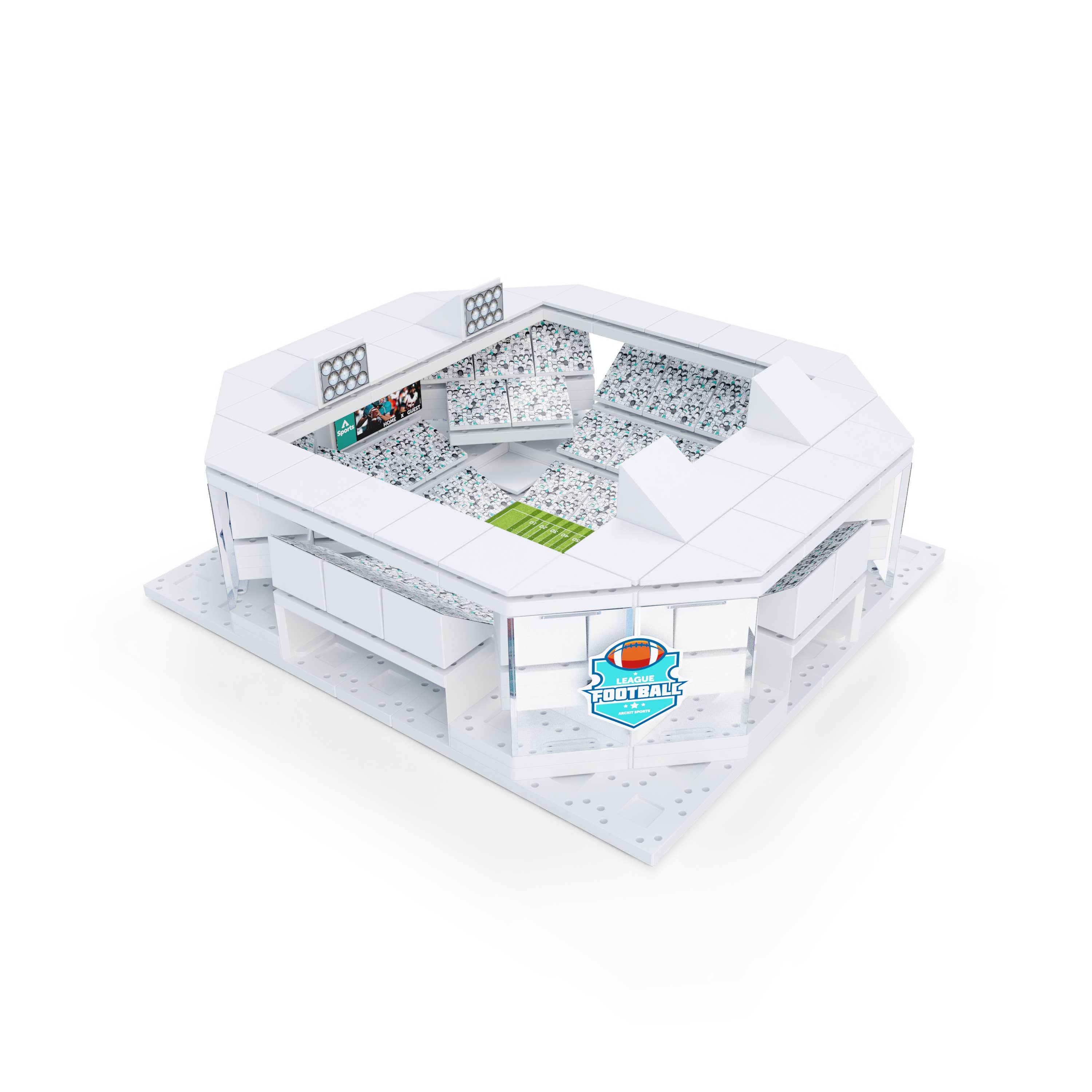 Arckit - Wholesale Building Set - Kids - Arckit Stadium Model kit Volume 12