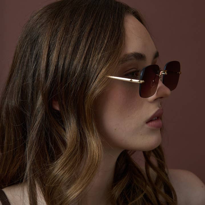 Angels Whisper Accessories - Wholesale Sunglasses – Women's - Balona Square Frameless Sunglasses5