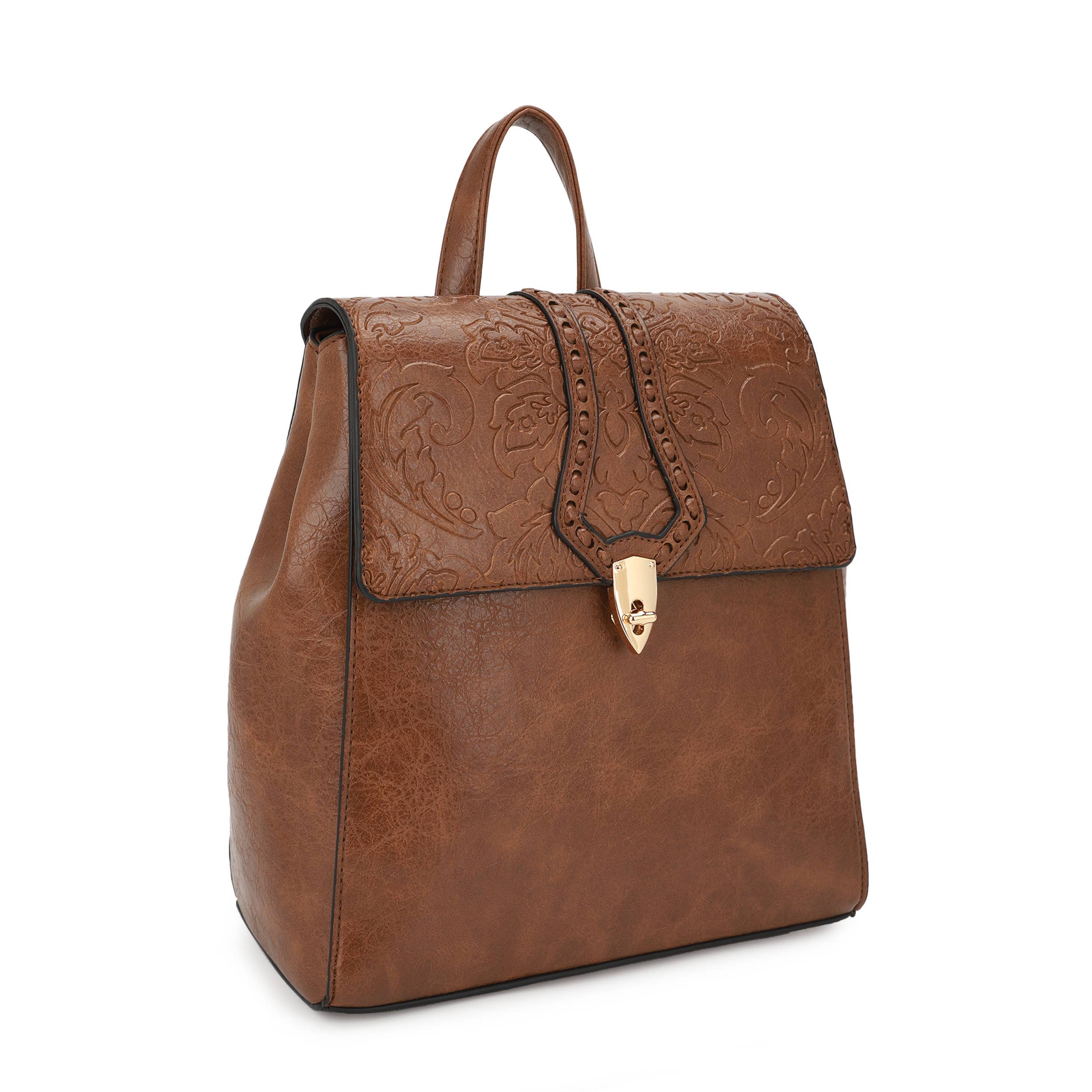 KAYLA+AVA – Großhandel Rucksack – Damen – Montana Rucksack im Westernstil mit Hibiskusmuster und Prägung9