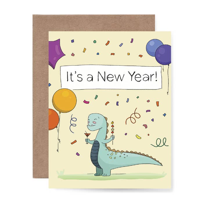 Det er et nytårskort for engroshandel hos Bring Aloha