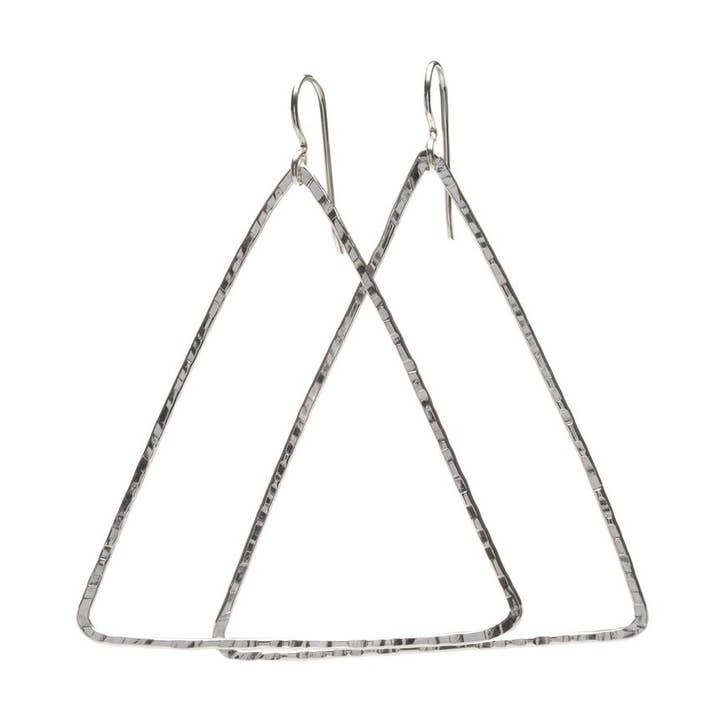 Triangle Hoops for wholesale by Kenda Kist Jewelry