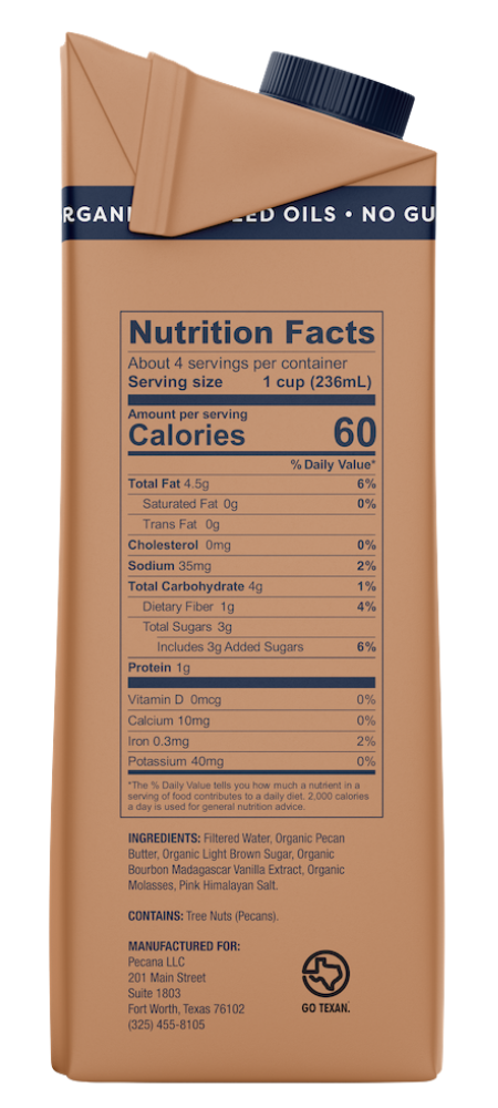Pecana - Wholesale Non-Dairy Milk - Organic Praline Pecan Milk4