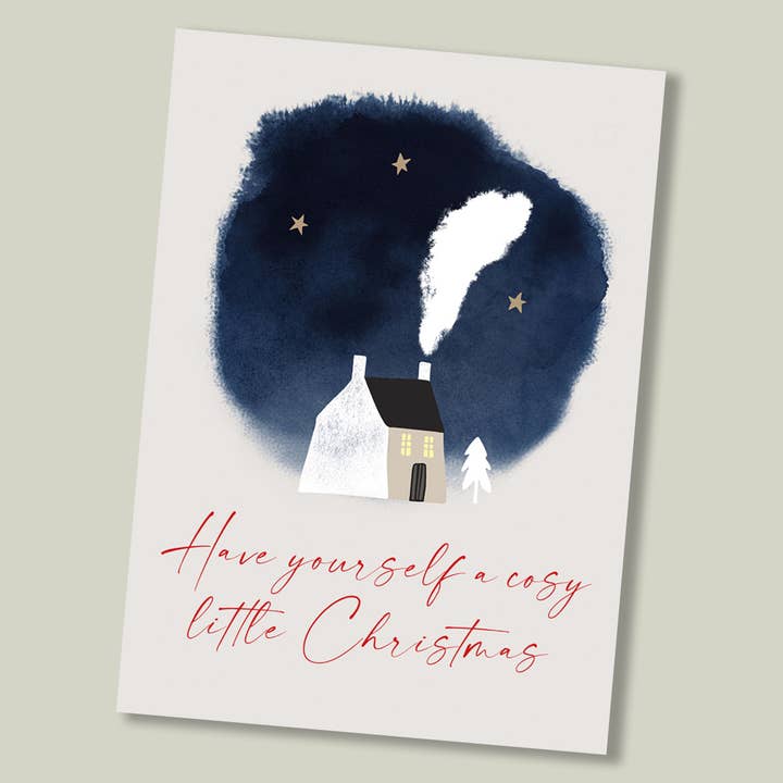 Tarjeta de Navidad - Scandi Hygge para venta al por mayor de Footle Publishing