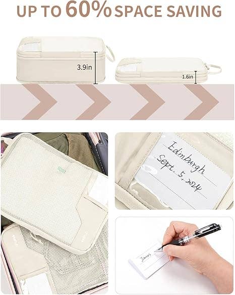 wandf - Wholesale Packing Cube - ECOHUB 4 Set Compression Packing Cubes for Travel Essentials4