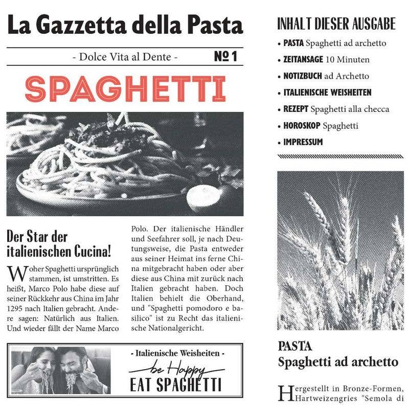 COSTOLUTO - Venta al por mayor Pasta - Spaghetti ad Archetto 500 g | La Gazetta della Pasta | N.º 11
