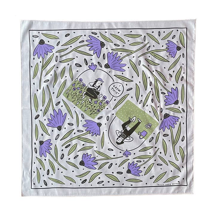 I Grew This! Bandana for wholesale by Molly Anne Bishop