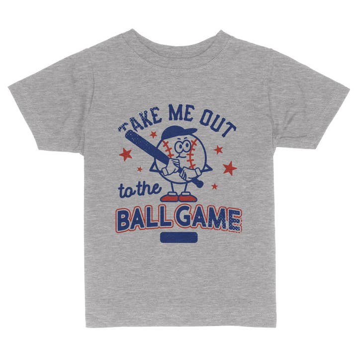 Camiseta infantil y juvenil "Llévame al partido de béisbol" para venta al por mayor de Itsy Bitsy Bella Co