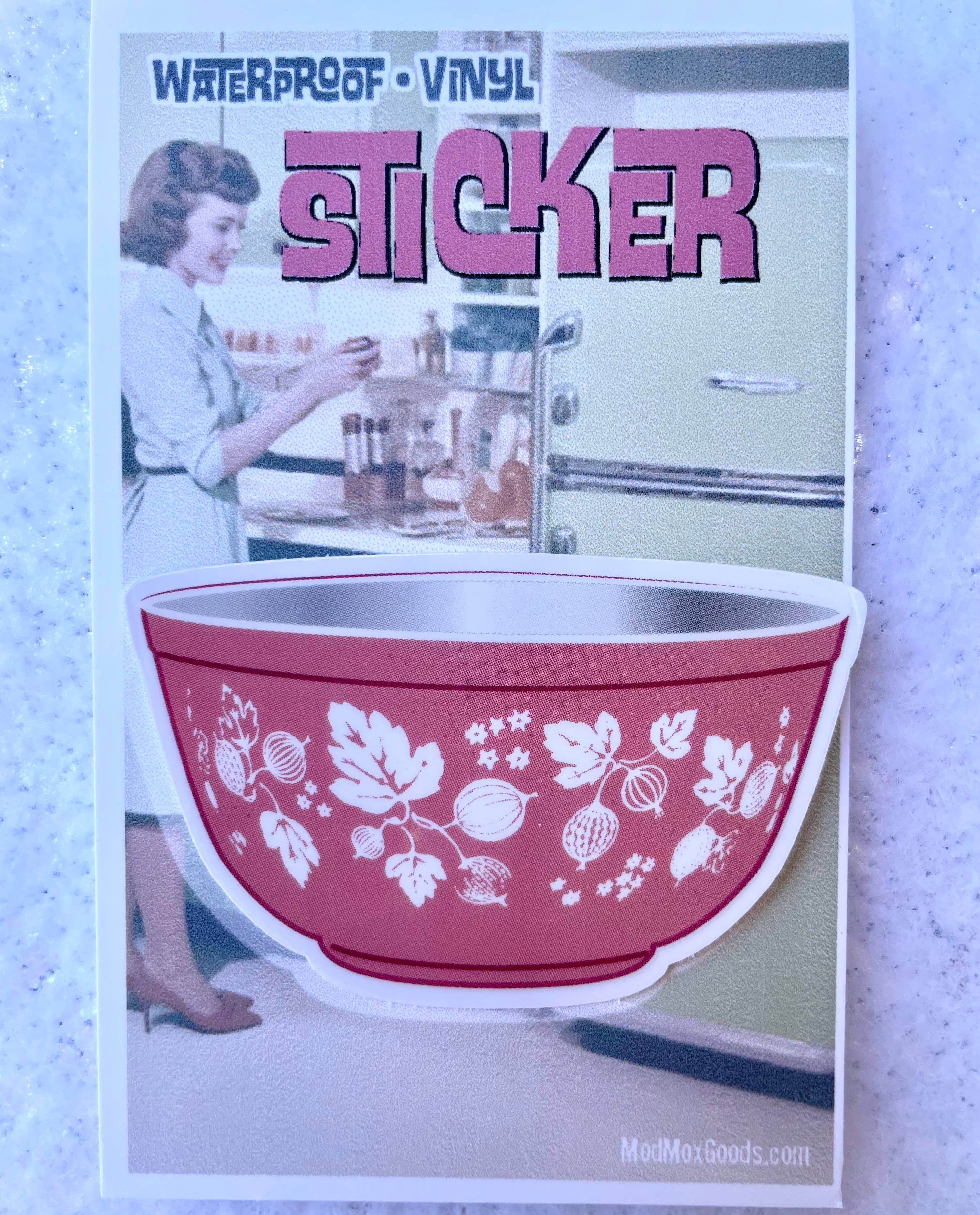 ModMoxGoods - Wholesale Sticker - STICKERS Pyrex Bowl- CHOOSE A LA CARTE
===5