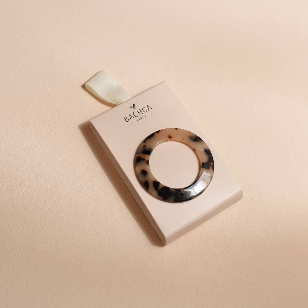 Bachca – wholesale Hårklämma - Dam – Rund hårklämma i sköldpaddsmönster2