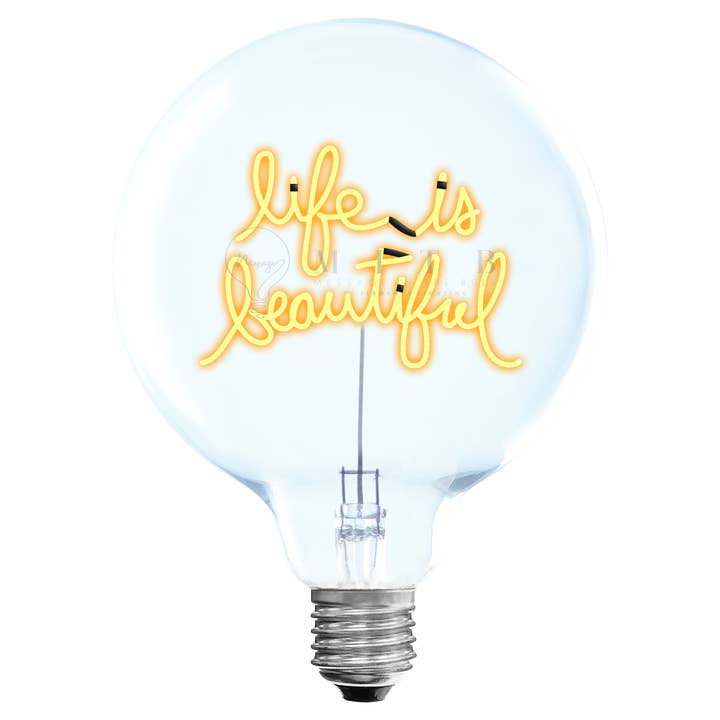 Wireless LED Bulb - LIFE IS BEAUTIFUL for wholesale by Elements Lighting