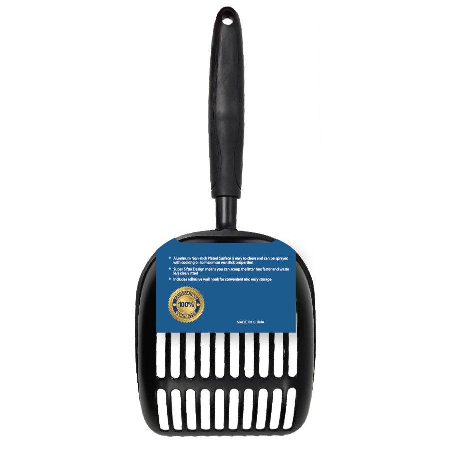 Pets First – Engroshandel Pelsplejeredskab til kœledyr – Hund – Pets First Premium kattegrusskovl med non-stick belægning2