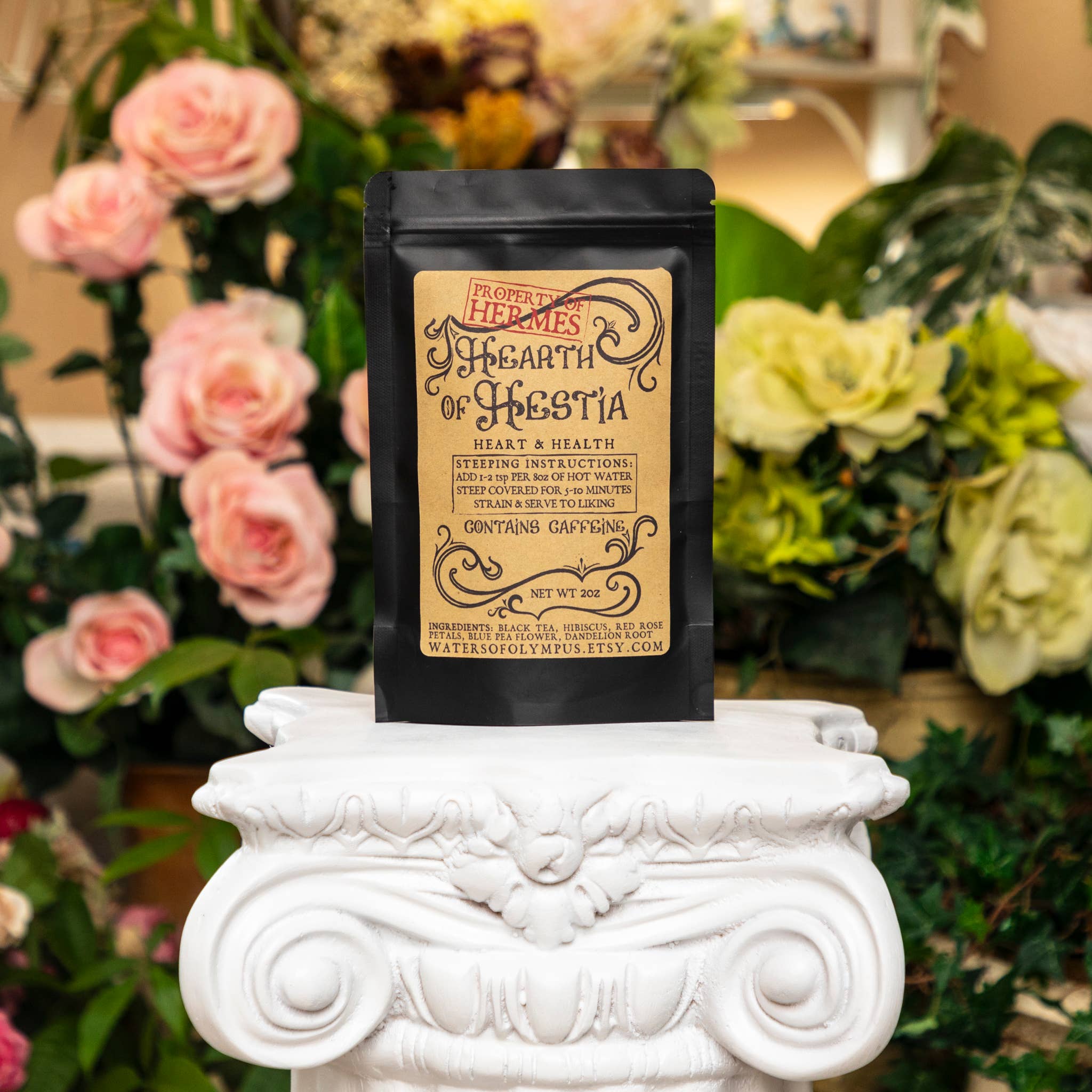 Earth's Best Wellness Market - Vente Thé en vrac - Mélange de Thé Noir Floral à l'Hibiscus | Cœur & Santé2