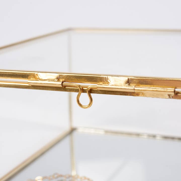 Primitives by Kathy - Wholesale Decorative Box - Glass Square Hinged Box Set5