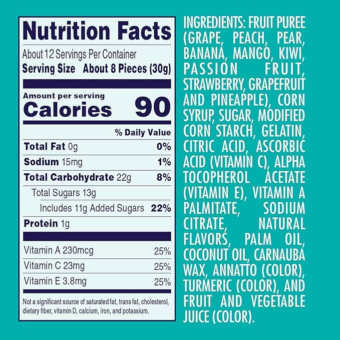 Snacky Candy - Wholesale Fruit Snacks - Welch's Juicefuls Island Splash 12pc 4oz