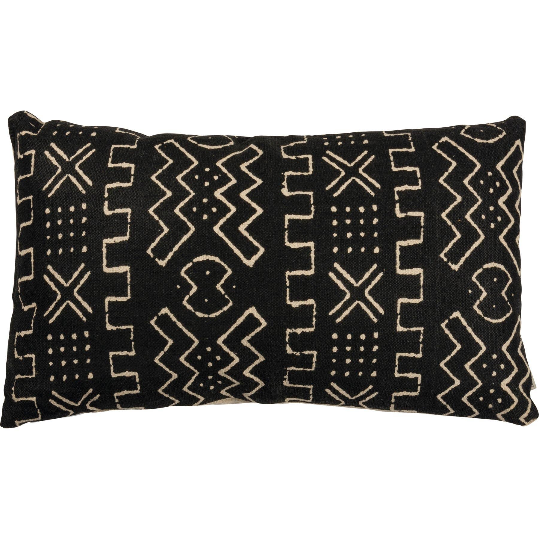 Primitives by Kathy - Wholesale Throw/Decorative Pillow - Black Geo Pillow2