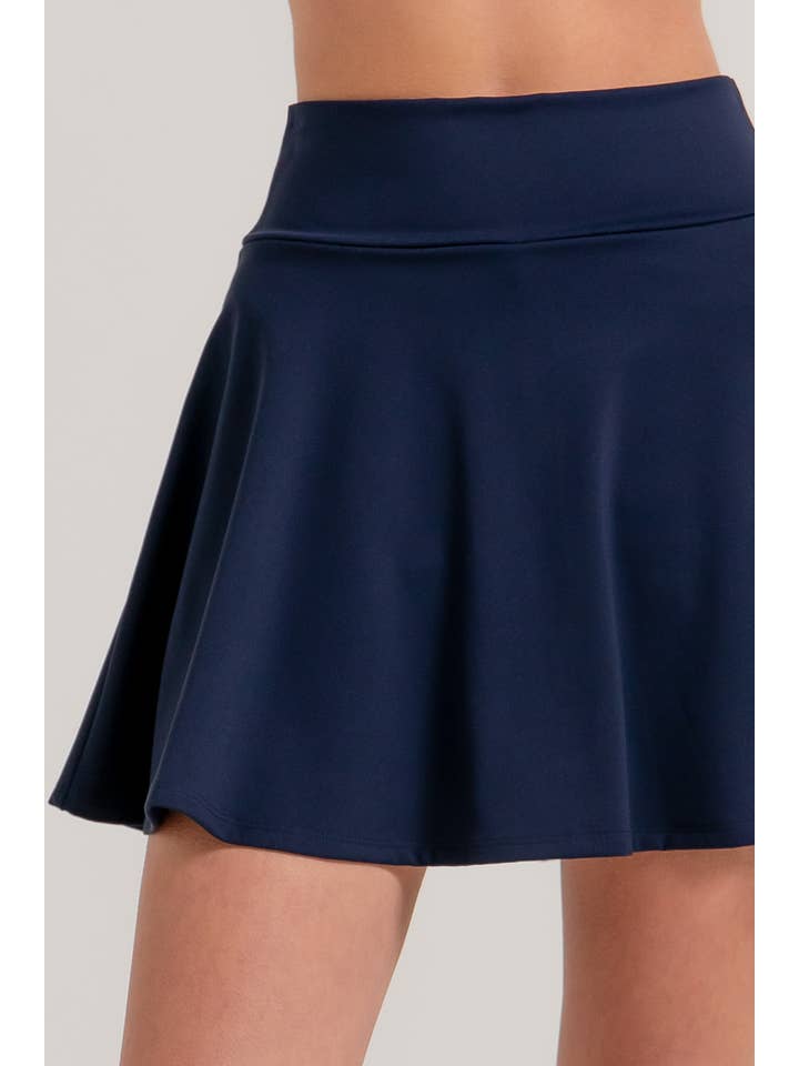 Active Basic | Active USA - Wholesale Athletic Skirt - Women's - Flare Workout Mini Skirt