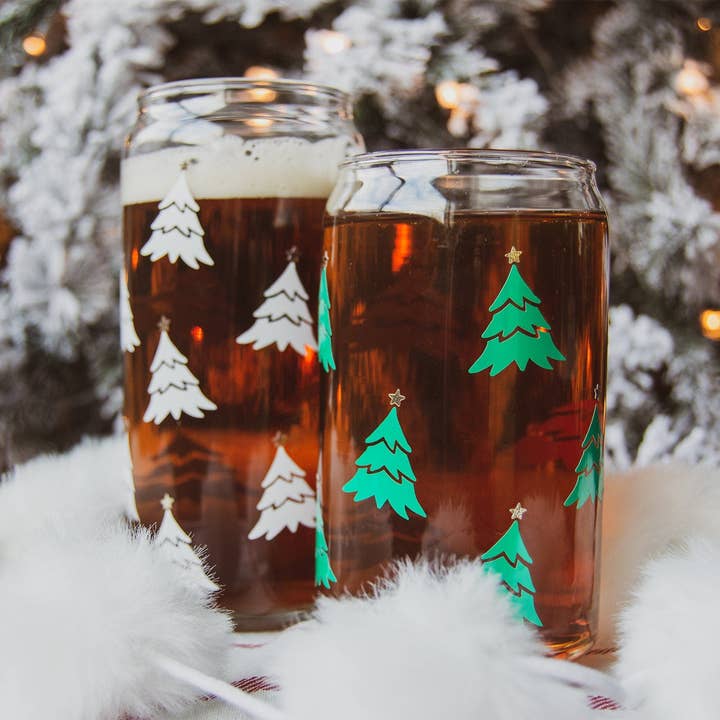 Juletræsmønster kan forme glas | Juleglas for engroshandel hos Butler Design Co.