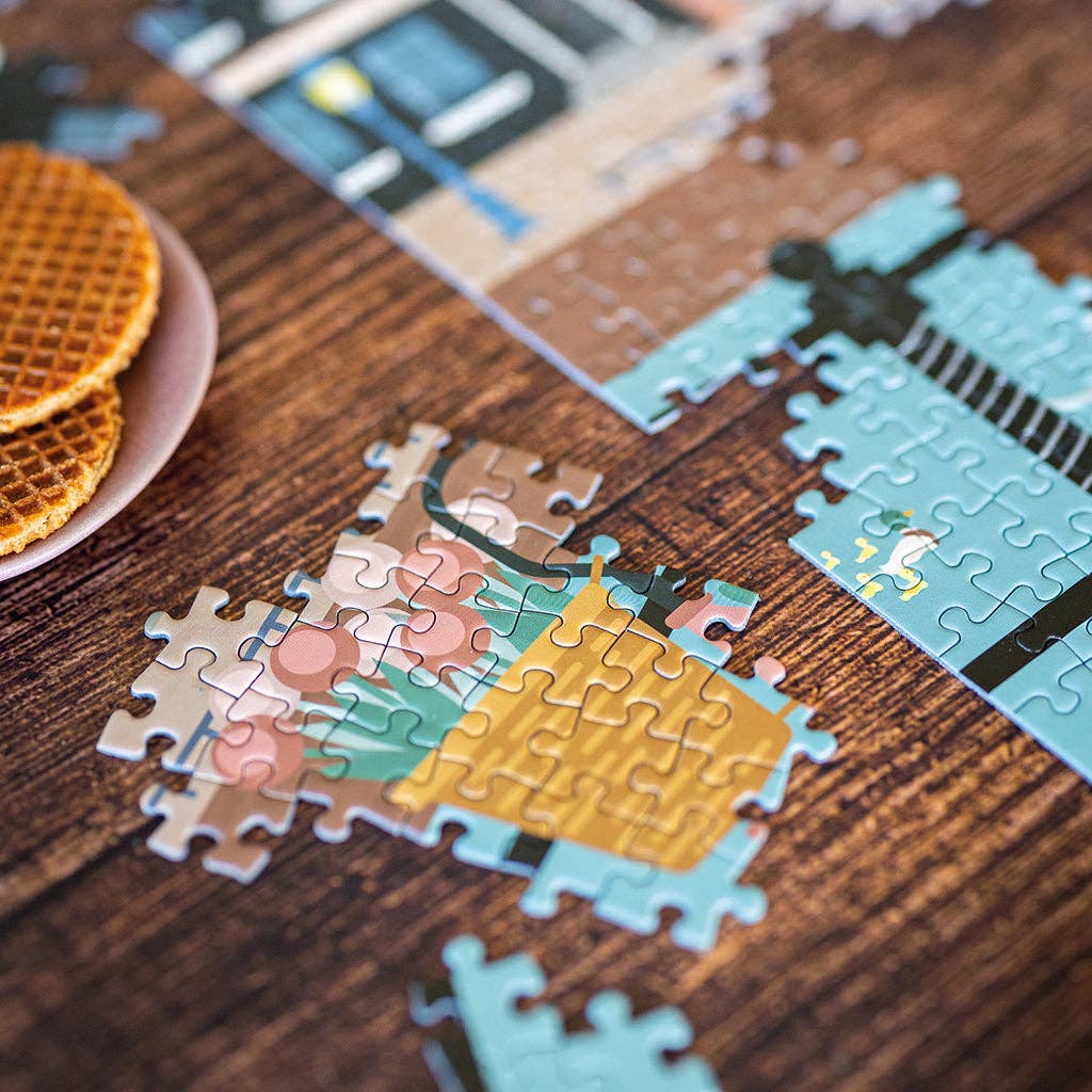 Maison Joliette - Wholesale Puzzle - Adult - Puzzle 1000 pieces Let's pedal along the water9