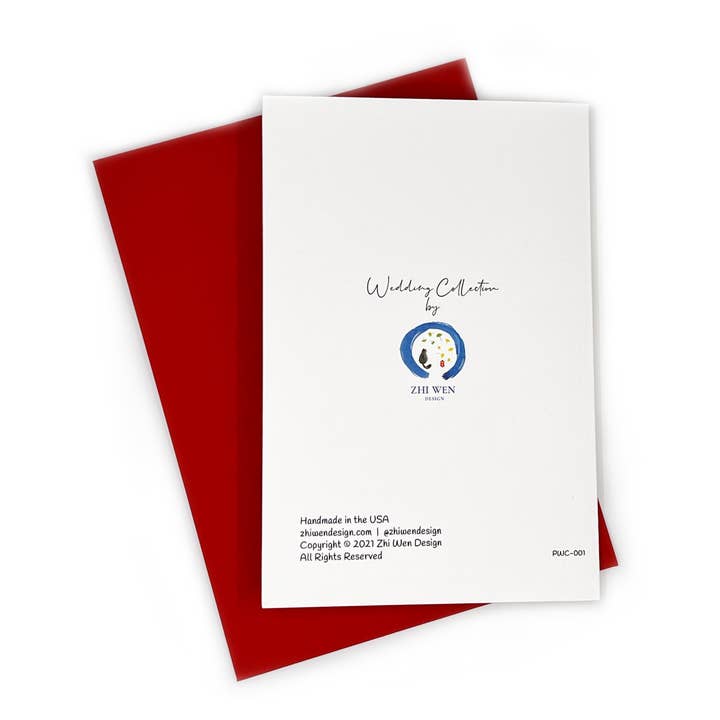 Zhi Wen Design - Wholesale Wedding Card - Peranakan (Baba and Nyonya) Wedding Card