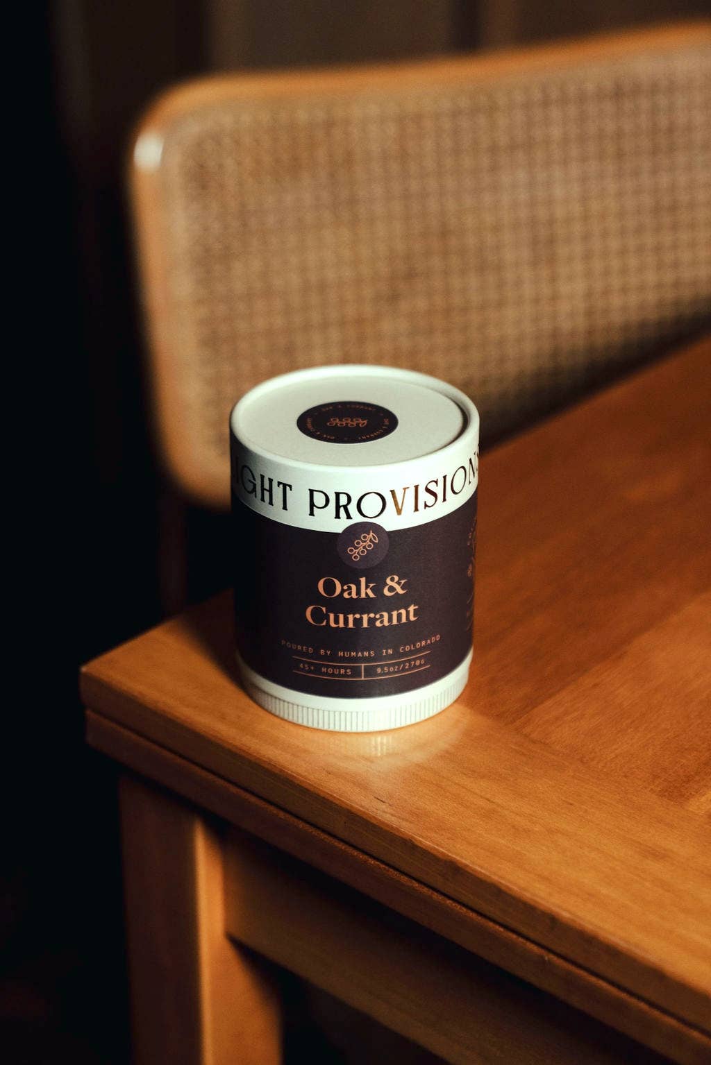 Light Provisions - Wholesale Jar/Filled Candle - 9.5 oz Oak & Currant Candle 7