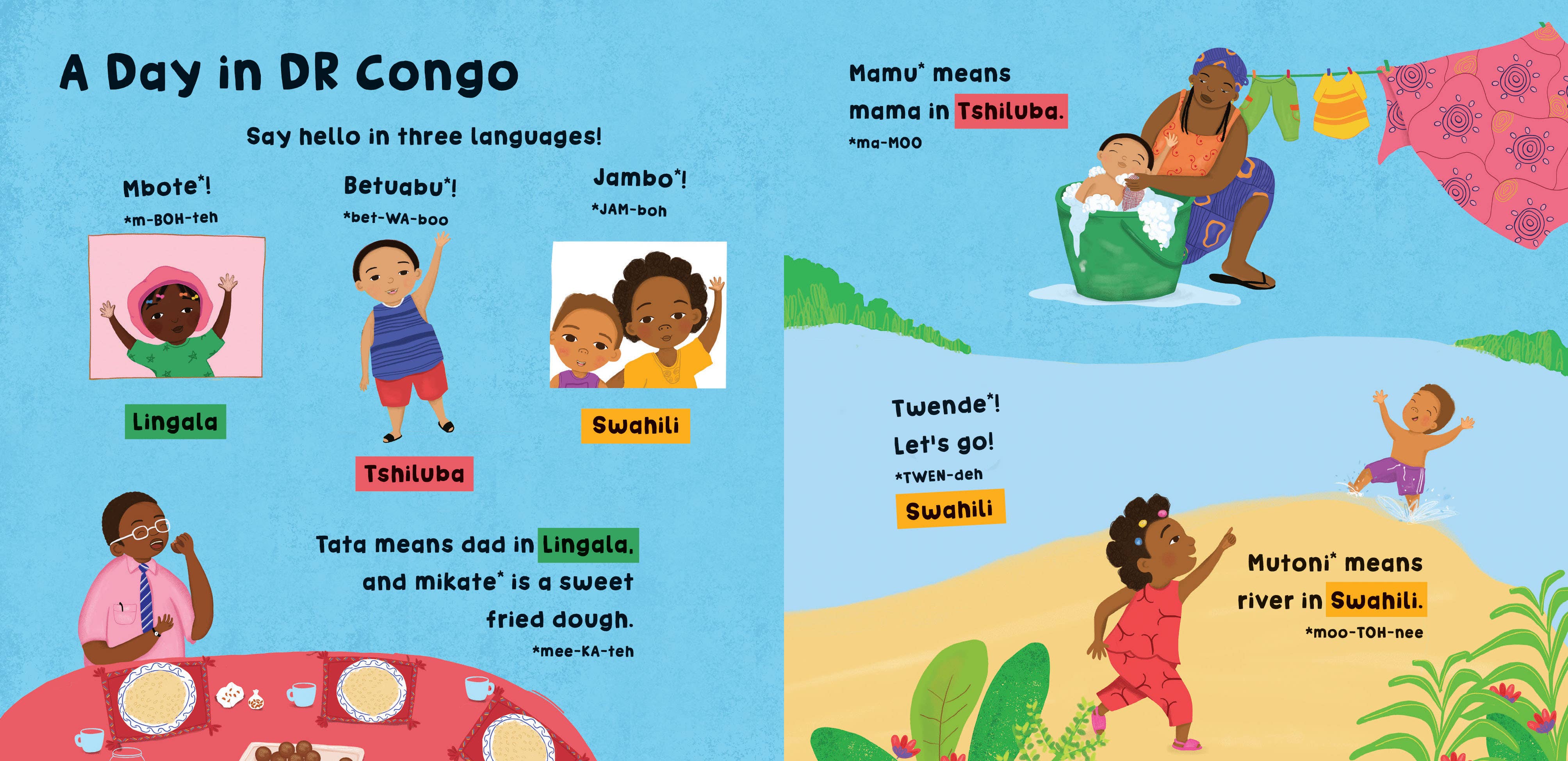 Barefoot Books - Wholesale Baby & Toddler Book (0-2) - Our World: Democratic Republic of the Congo3