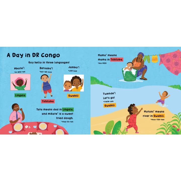 Barefoot Books - Wholesale Baby & Toddler Book (0-2) - Our World: Democratic Republic of the Congo3