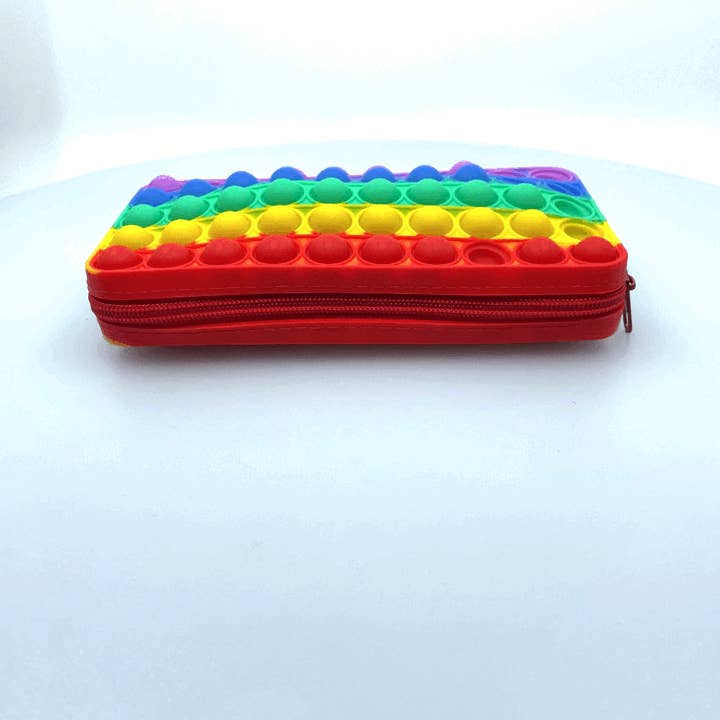 Novelty Closeout - Wholesale Pencil Case/Pouch - Fidget Fun Pop Sensory Pencil Case Assortment - 6/Pack1