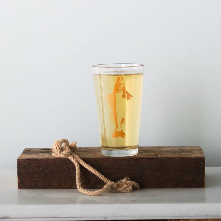 Vital Industries - Wholesale Drinking Glass/Cup - Gone Fishin' Glassware