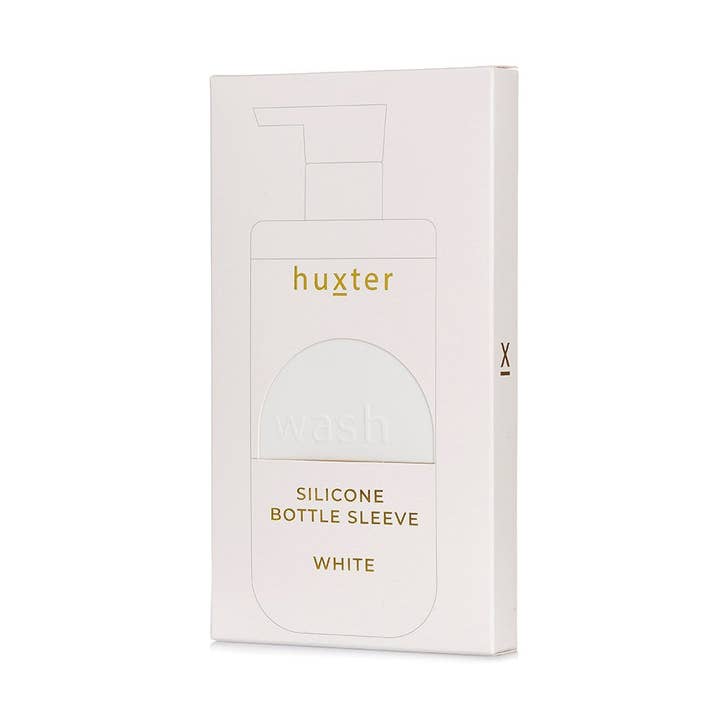 Custodia in silicone per bottiglia WASH - Bianco per la vendita all'ingrosso da parte di Huxter