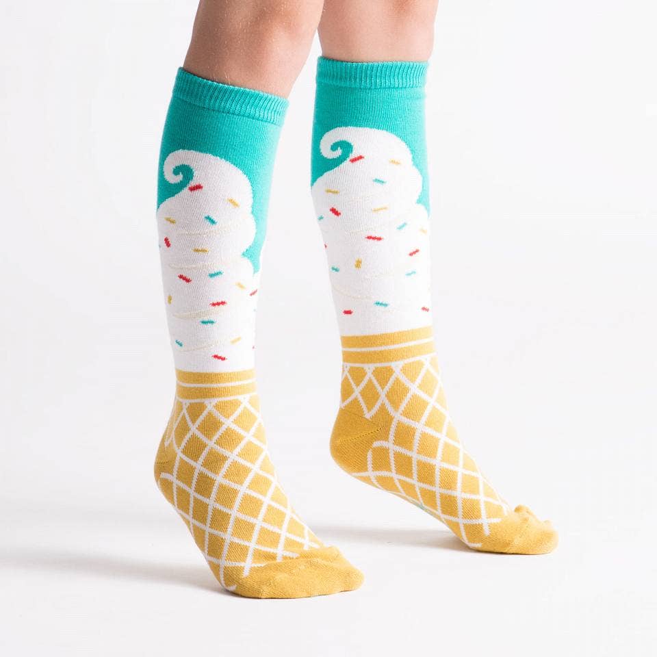 Sock it To Me - Wholesale Socks - Kids - Ice Cream Dream Junior Knee Socks