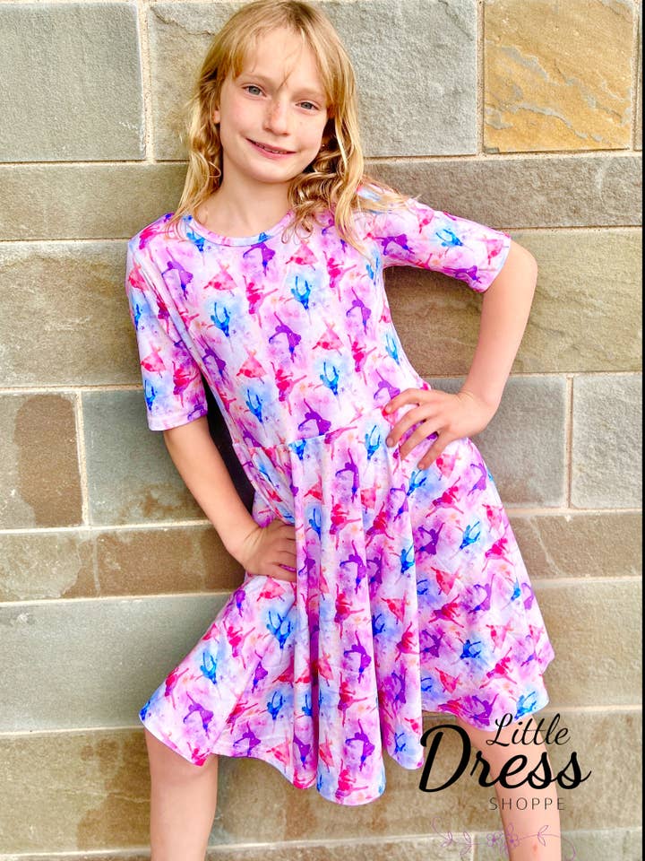 Dance Twirly Dress for wholesale by Little dress shoppe