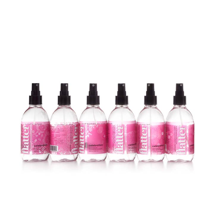 Flatter®Ironing&Smoothing Spray-8.4 fl.oz/248 mL Celebration for wholesale by Soak Wash