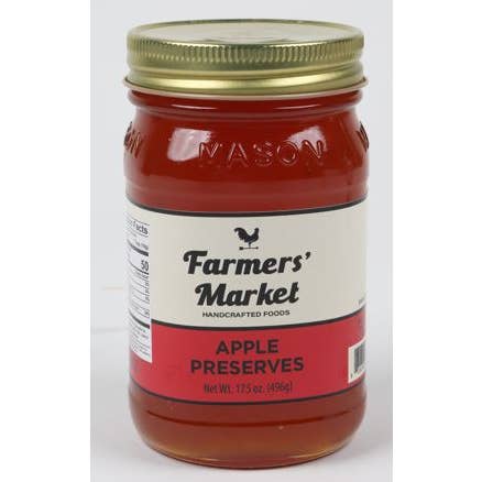 Merchandise Unlimited - Wholesale Preserves - Farmers' Market Preserves, Peach, Apple, and Pumpkin,16oz