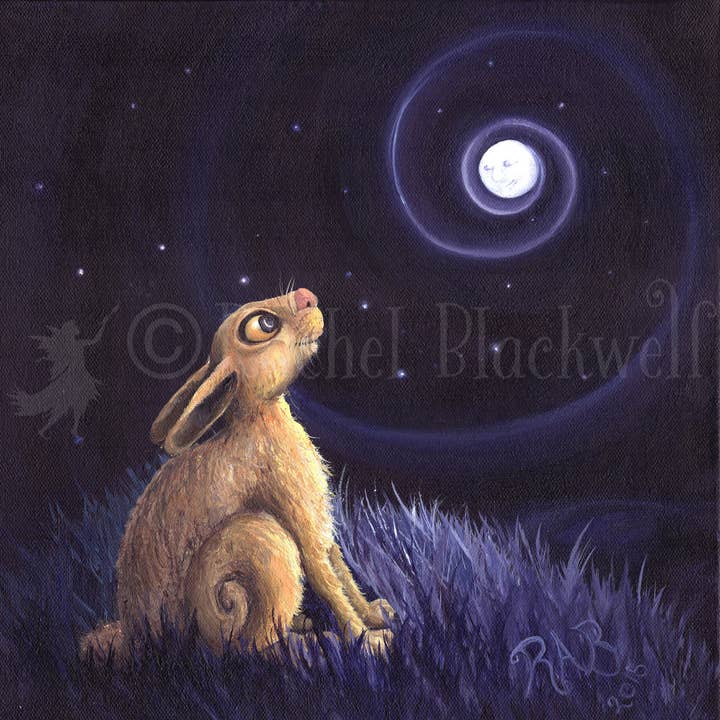 Il Contemplatore della Luna - Piccola Giclée per la vendita all'ingrosso da parte di Ethereal Earth