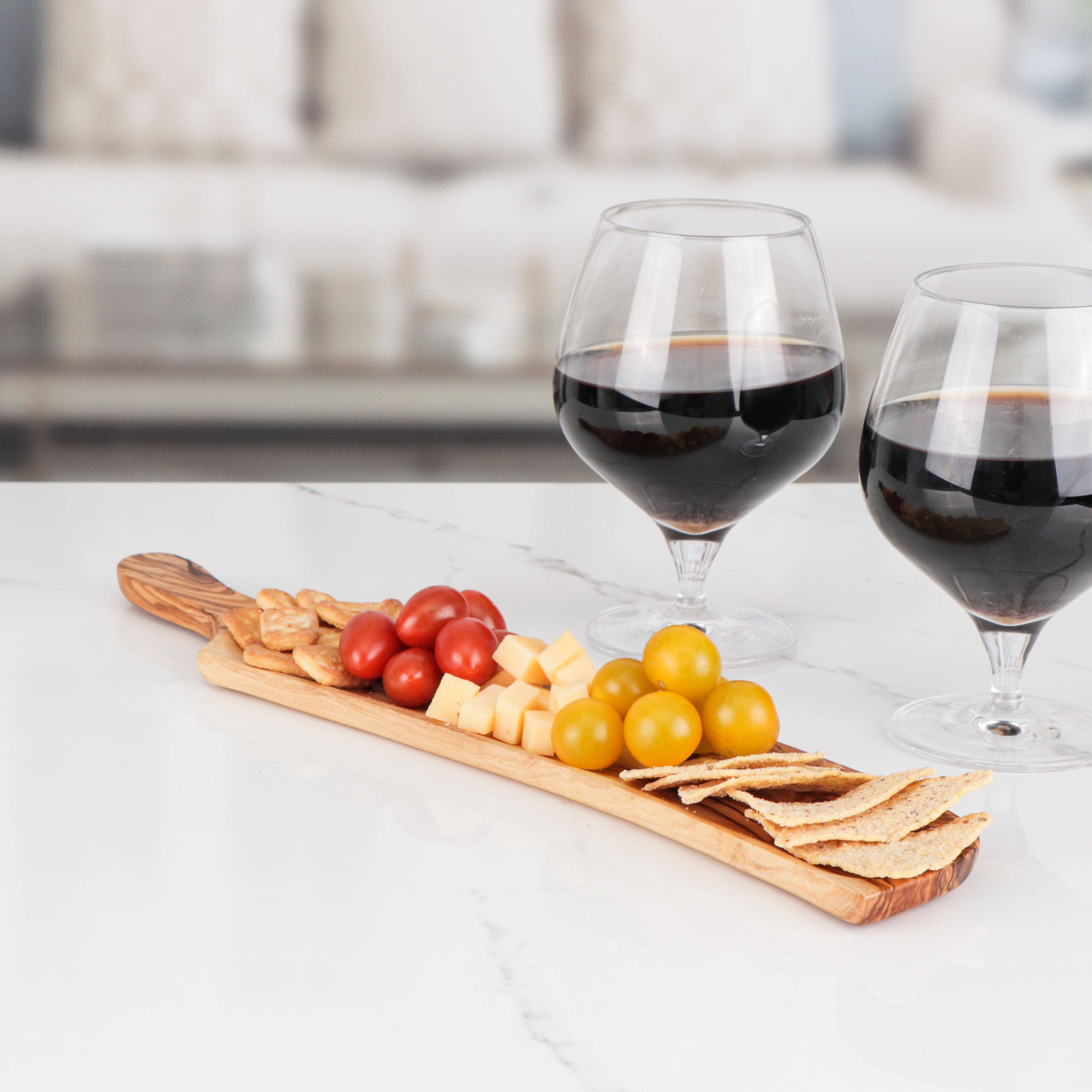 Krafts GmbH Olive Wood - Wholesale Cheese Board - Handmade Olive Wood Serving Tray - Charcuterie Platter4