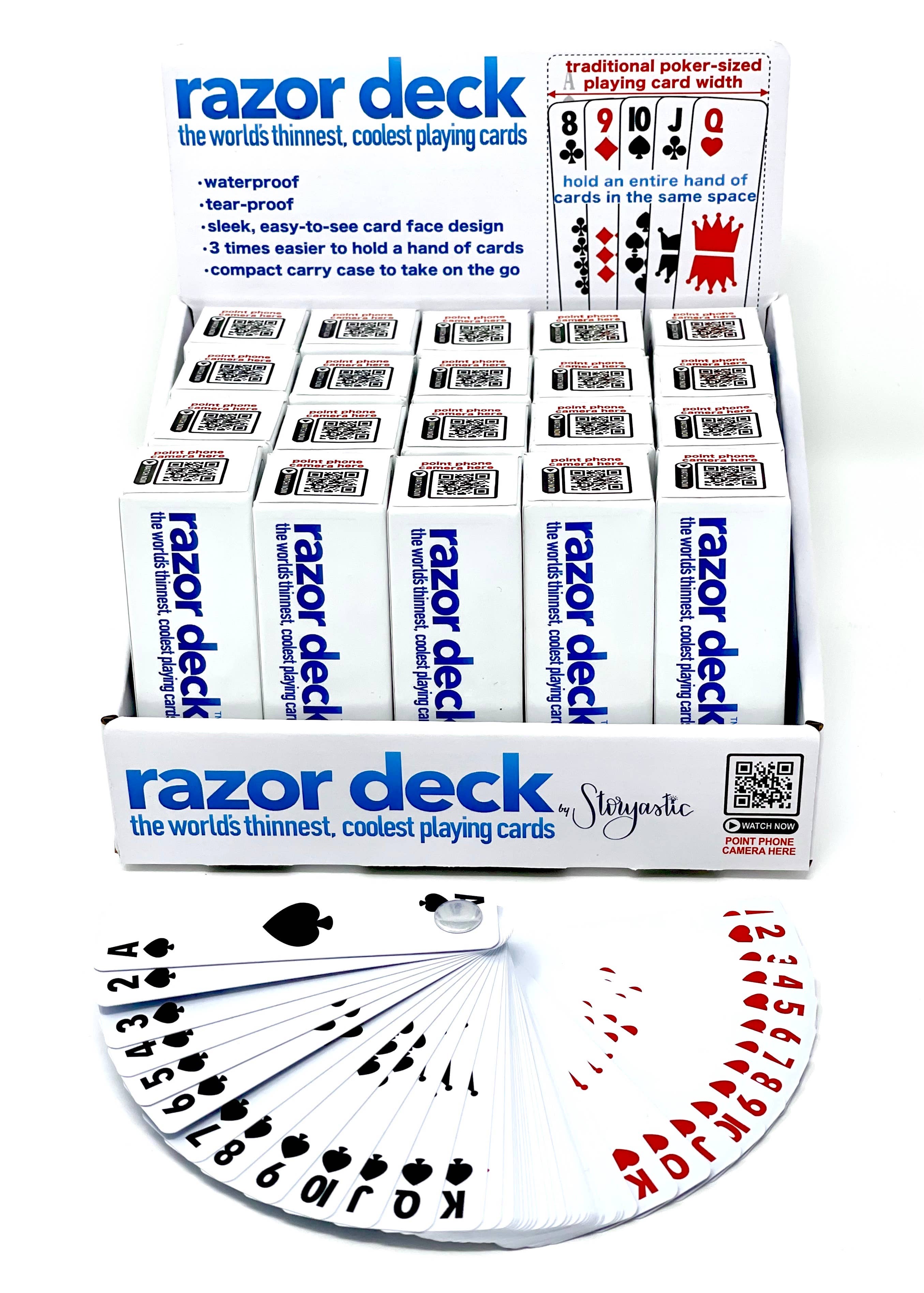 Storyastic – wholesale Playing cards – Razor Deck: The World's Thinnest, Coolest Playing Cards2