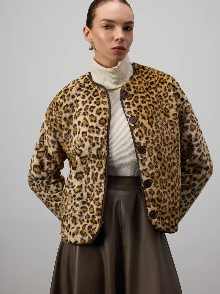 LEOPARD JACKET for wholesale by Touché Privé