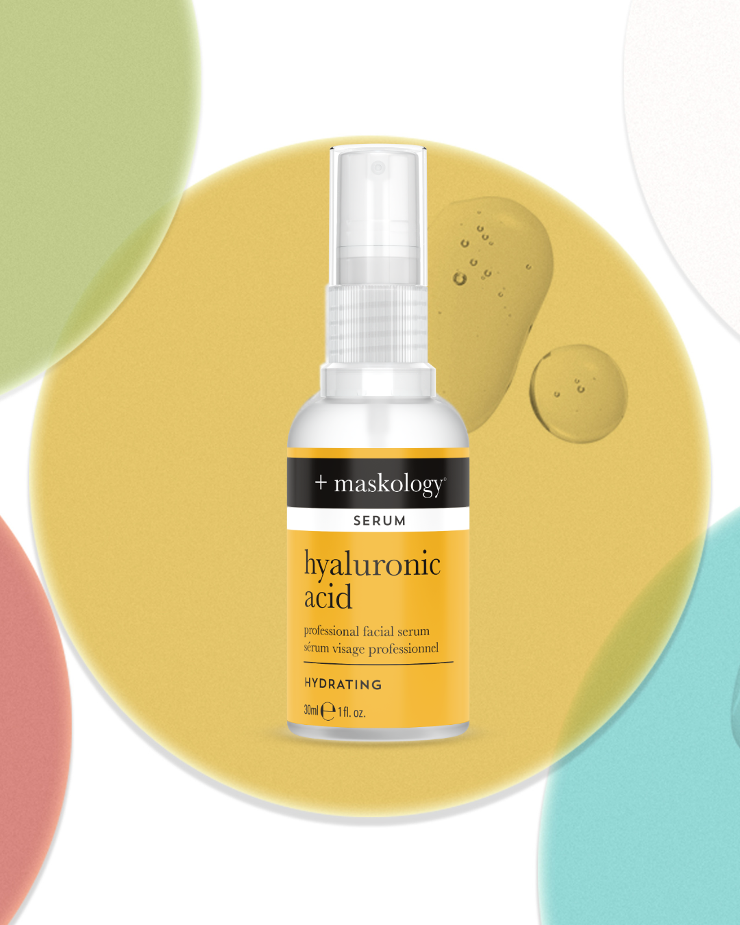 +maskology +serumology - Vente Concentré/sérum pour le visage - +serumology HYALURONIC ACID sérum facial professionnel5