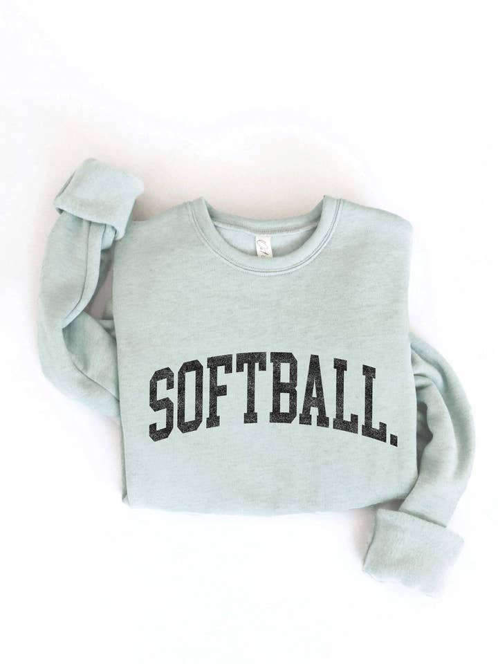 Sweatshirt graphique SOFTBALL pour la vente par OAT COLLECTIVE