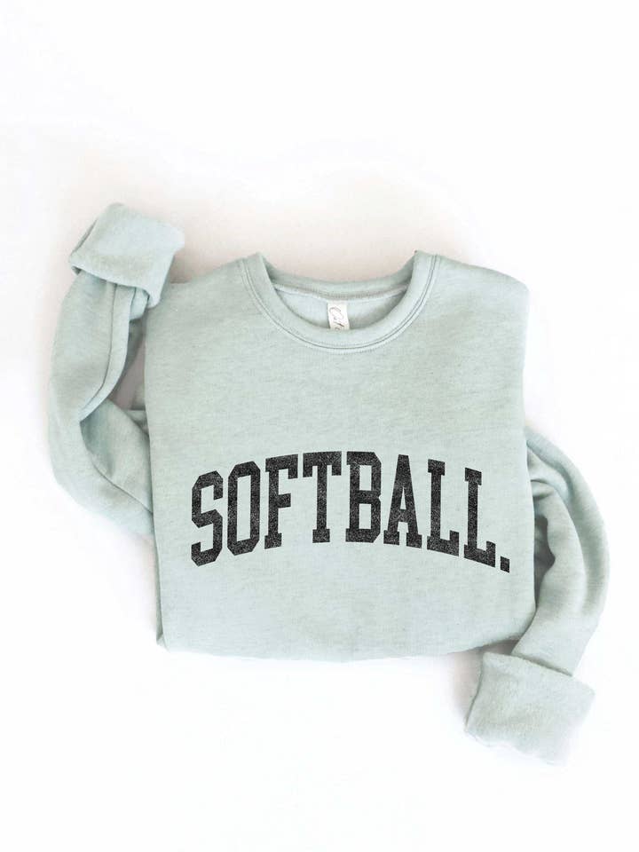 SOFTBALL Graphic Sweatshirt for wholesale by OAT COLLECTIVE