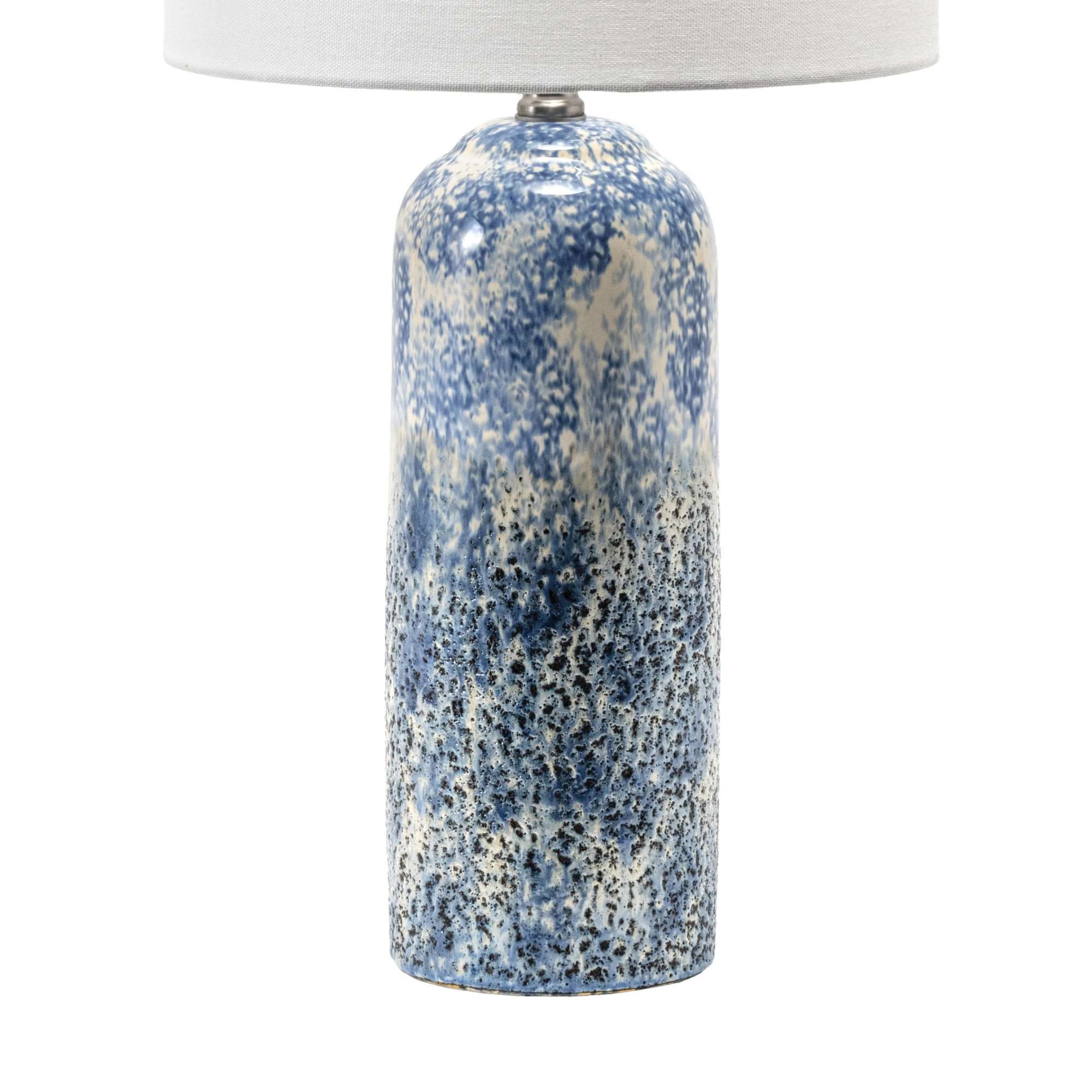 Blue Watts 25" Ceramic Table Lamp for wholesale on Faire5