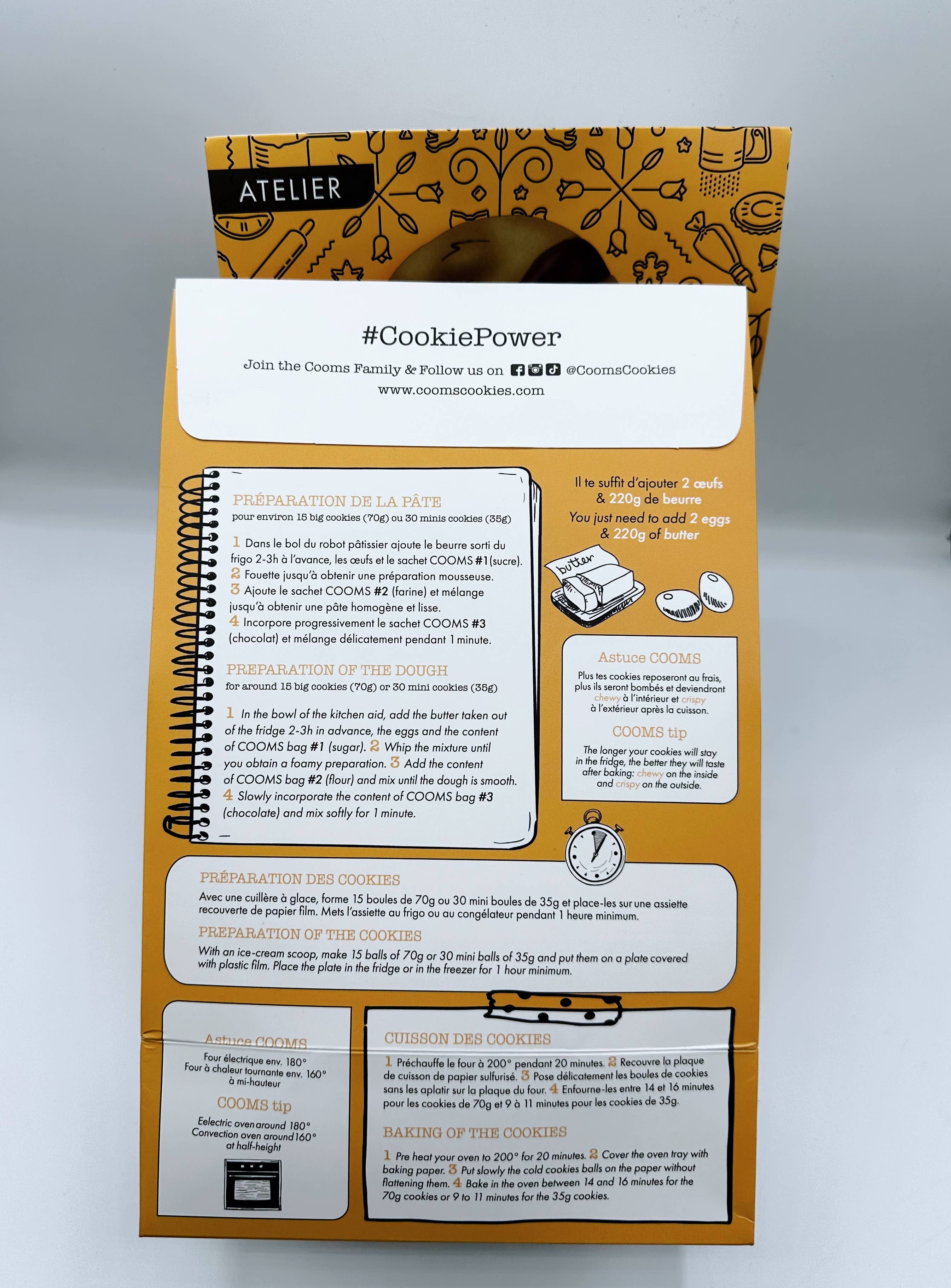 Cooms cookies - Venta al por mayor Galletas - Taller COOMS1