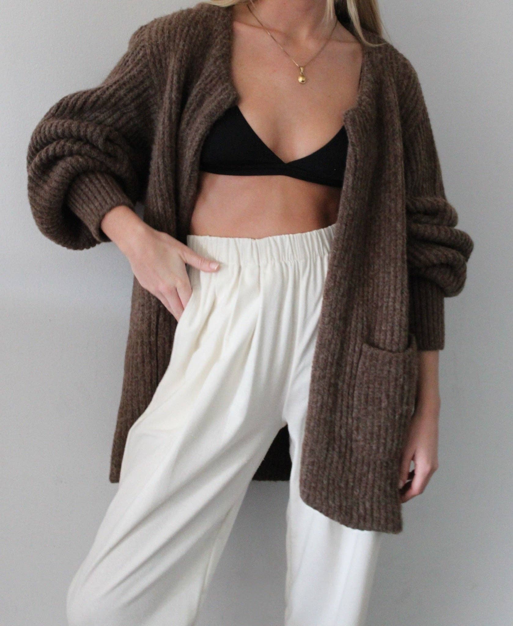 Na Nin - Wholesale Jas - Dames - Gebreide alpacajas van Dylan12