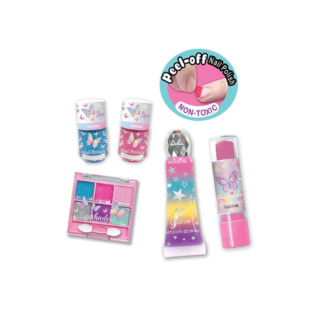 AJ Aguiar - Wholesale Face Paint/Play Makeup - Kids - Butterfly Makeup Bag Set1