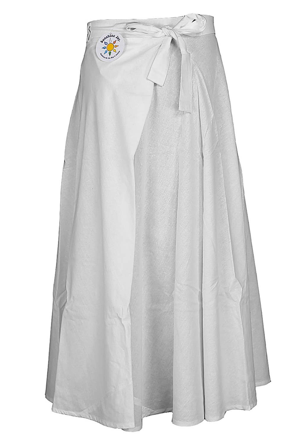 Sunshine Joy - Wholesale Skirt - Women's - Blank White  Long Skirt for Tie-Dyeing 100% Cotton 3 Sizes1