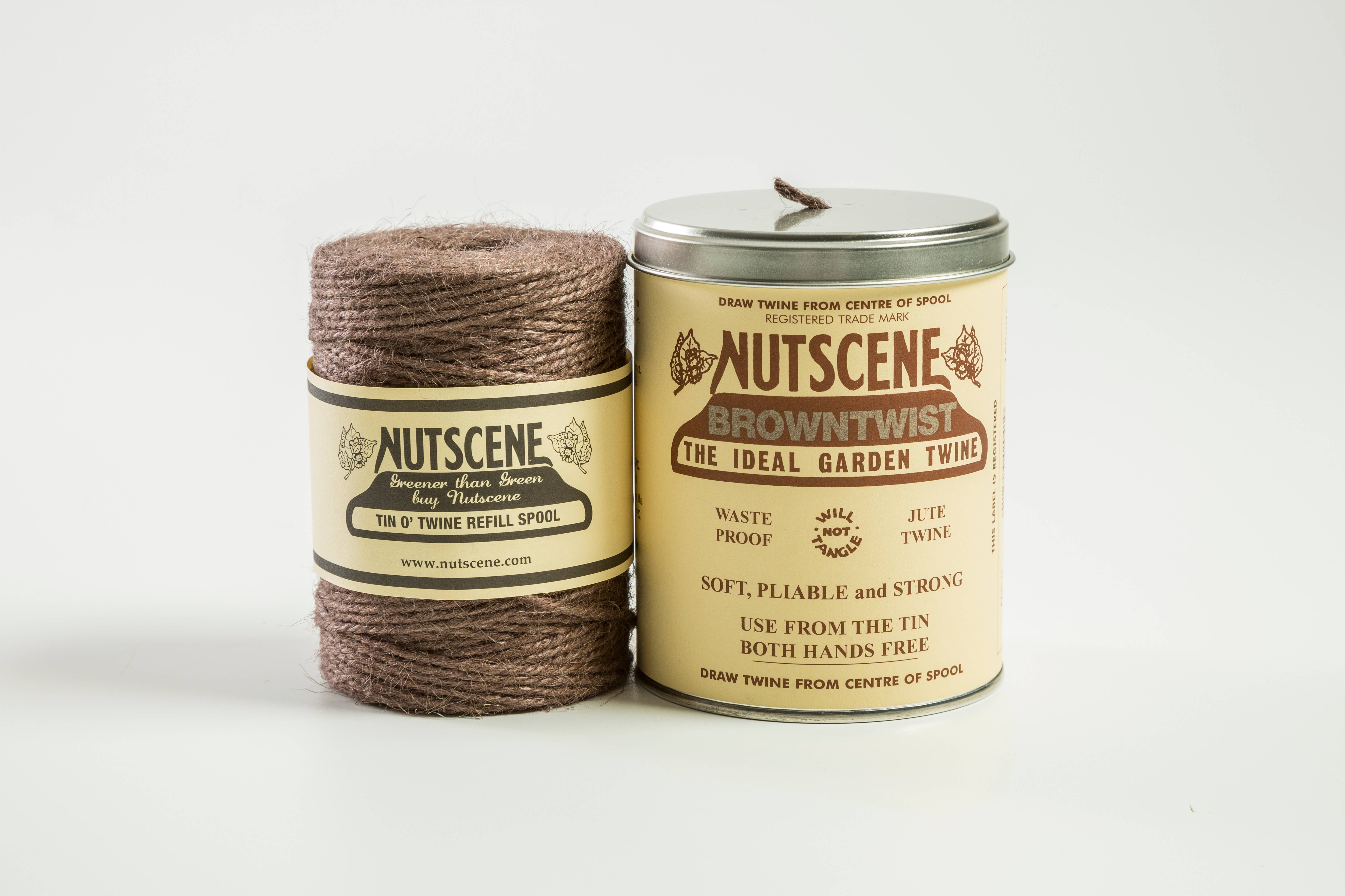 Nutscene Twines Ltd - Wholesale Touw - Iconische tin met Nutscene juten touw (150 m)6