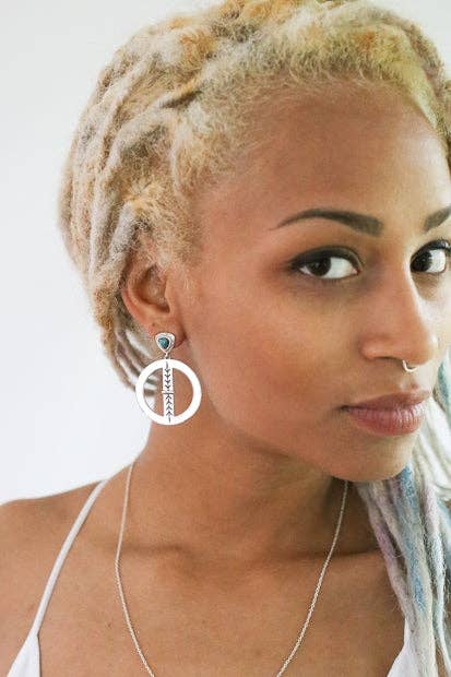 Sierra Winter Jewelry - Wholesale Dangle Earrings - Bluestem Earrings - Silver2